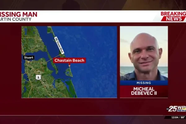 Body Found on a Martin County Beach During Search for Missing Oklahoma Visitor Believed to Be Michael Debevec, Sheriff Says Identification Still Pending
